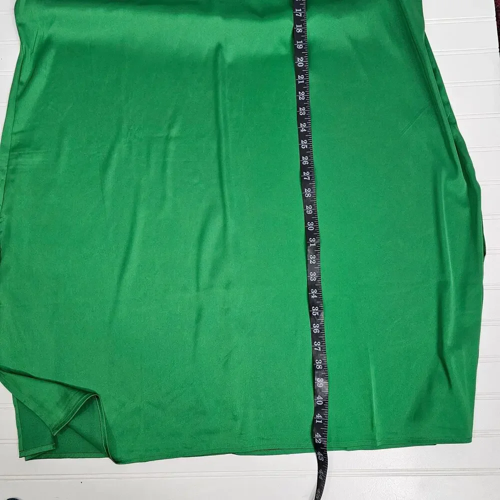 The Drop Ana Emerald Green Side Slit Midi Slip Dress Women's Size 2X NWT - Picture 15 of 15